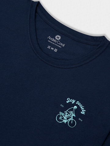 CAMISETA AZUL JOY SOCIETY