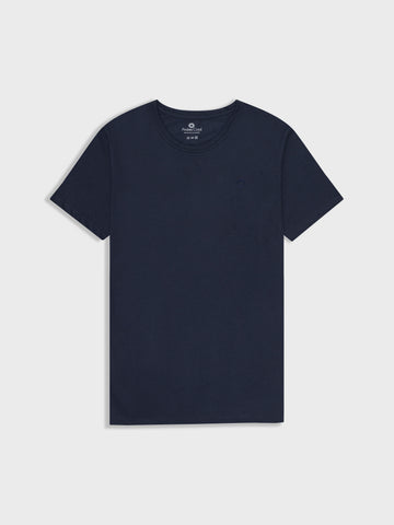 CAMISETA AZUL 100% ALGODÓN - LIVIANA