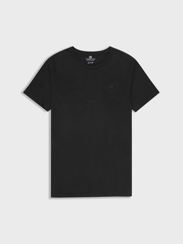 CAMISETA NEGRA 100% ALGODÓN - LIVIANA