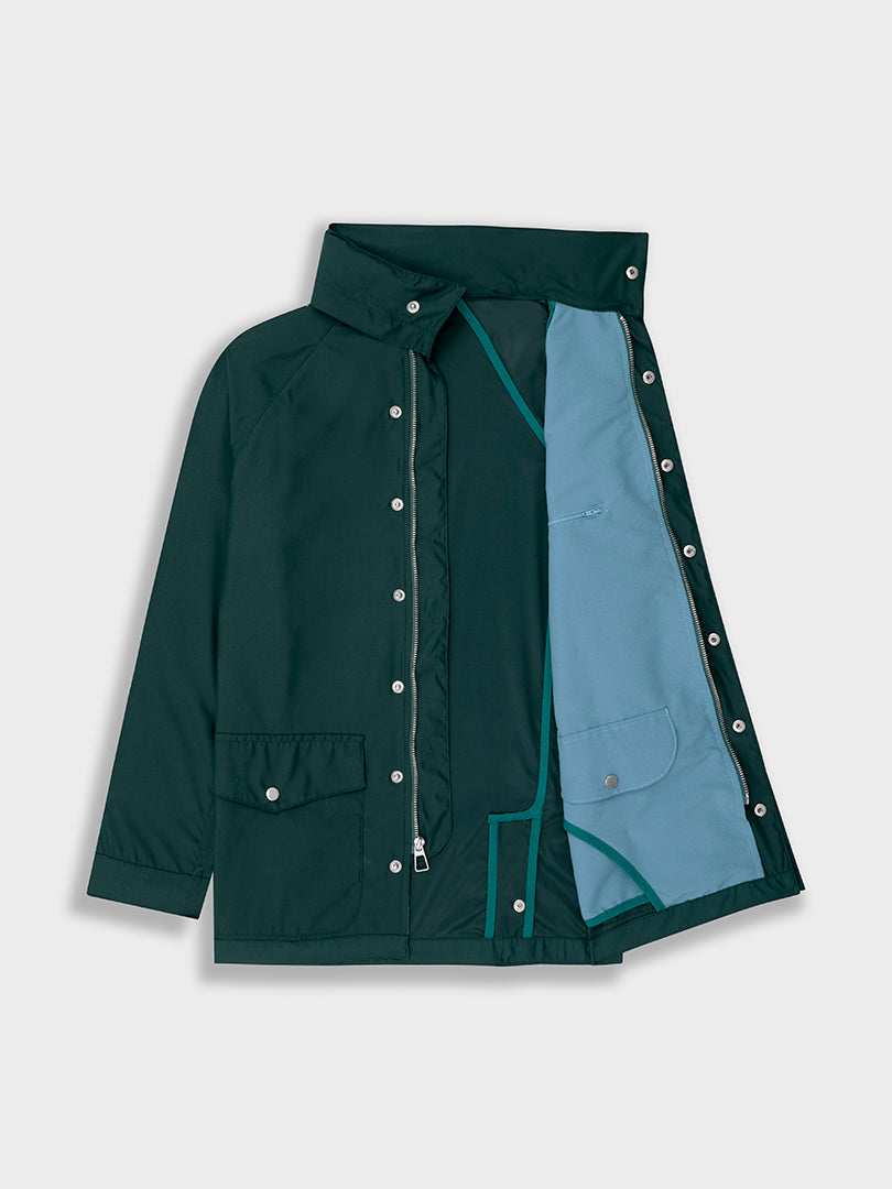 CHAQUETA VERDE IMPERMEABLE - IPIALES