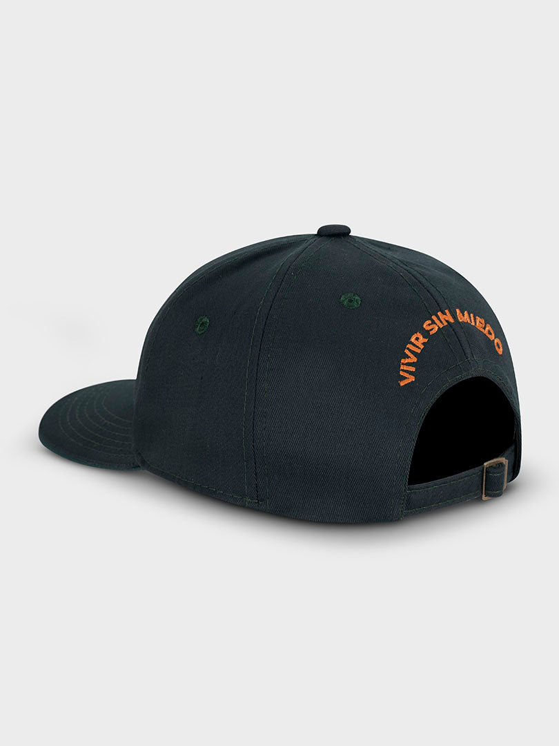 GORRA VERDE - FLOR