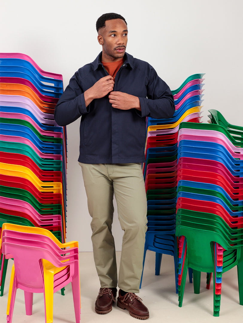 PANTALÓN VERDE ALGODÓN- REGULAR FIT